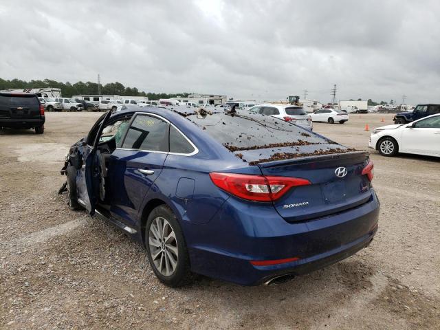 Photo 3 from auction – 2016 HYUNDAI SONATA SPO with VIN 5NPE34AF5GH422320