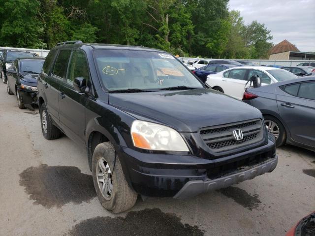 HONDA PILOT EXL 2004 with VIN 2HKYF18644H620097 - Photo from auction