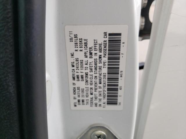 Photo 10 from auction – 2012 HONDA ACCORD EX with VIN 1HGCP2F76CA012663
