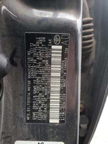 Photo 10 from auction – 2013 TOYOTA COROLLA BA with VIN 2T1BU4EE6DC017647