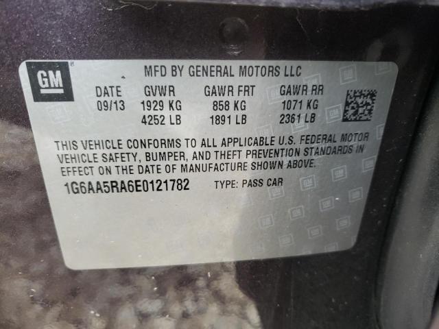 Photo 10 from auction – 2014 CADILLAC ATS with VIN 1G6AA5RA6E0121782