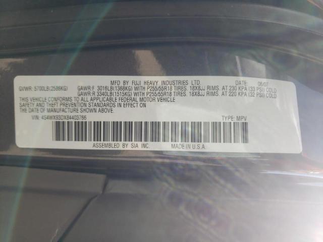 Photo 10 from auction – 2008 SUBARU TRIBECA LI with VIN 4S4WX93DX84403766