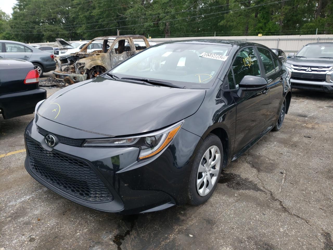 Photo 2 from auction – 2021 TOYOTA COROLLA LE with VIN 5YFEPMAE7MP218421