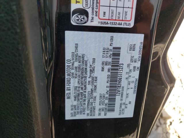 Photo 1 from auction – 2006 FORD MUSTANG with VIN 1ZVFT82H065115273