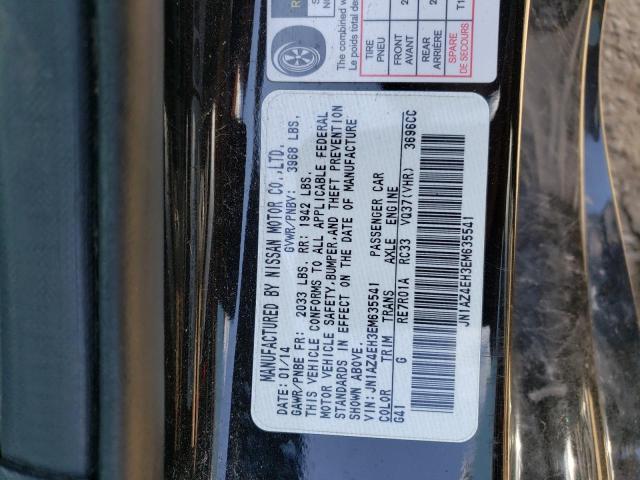 Photo 10 from auction – 2014 NISSAN 370Z BASE with VIN JN1AZ4EH3EM635541