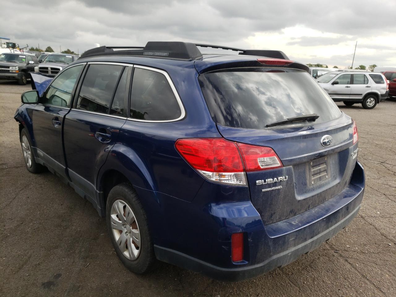 Photo 3 from auction – 2010 SUBARU OUTBACK 2. with VIN 4S4BRBKC9A3353169