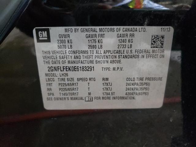 Photo 10 from auction – 2014 CHEVROLET EQUINOX LT with VIN 2GNFLFEK0E6183291