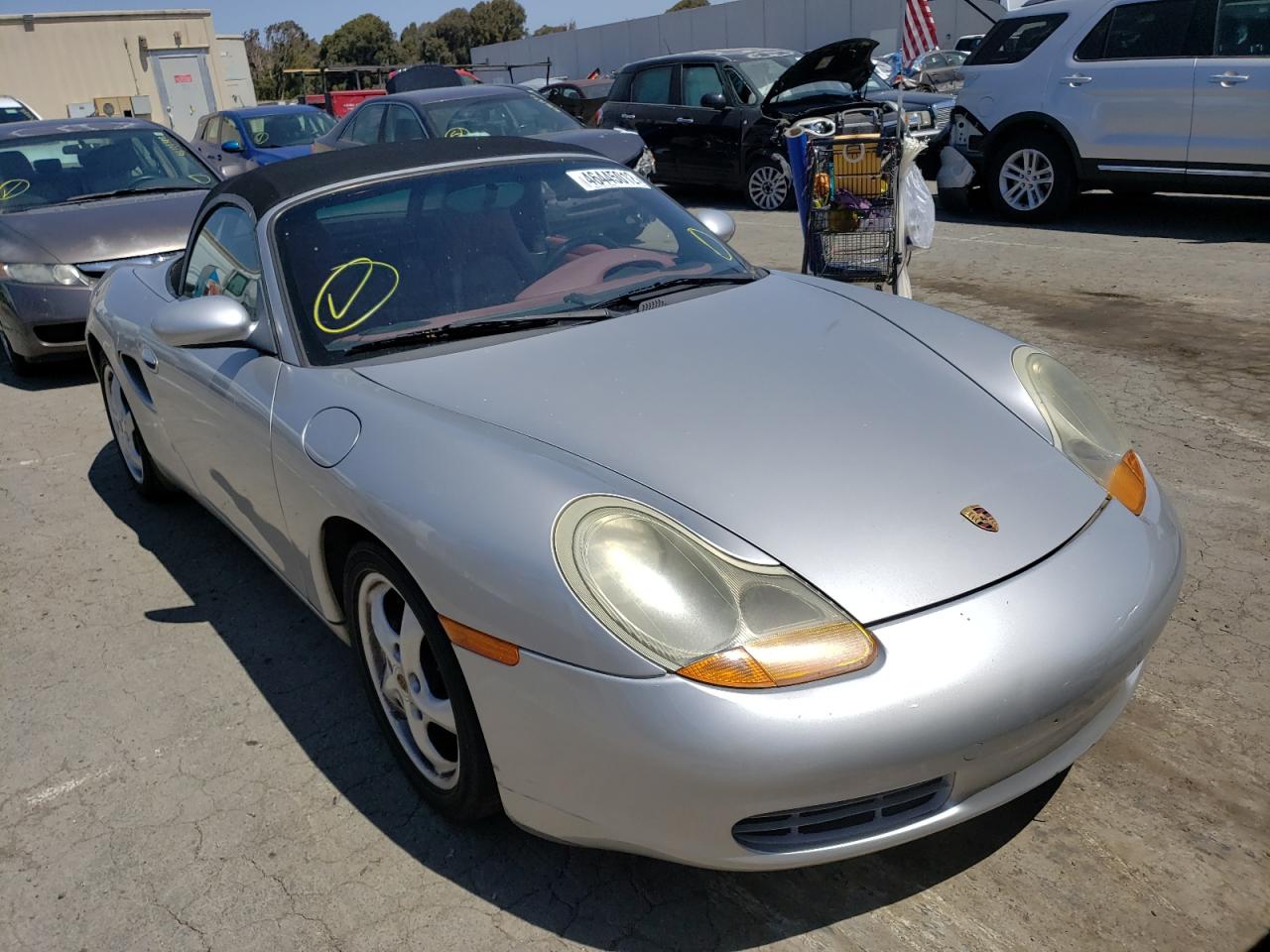 PORSCHE BOXSTER 1997 with VIN WP0CA2983VS622893 - Photo from auction
