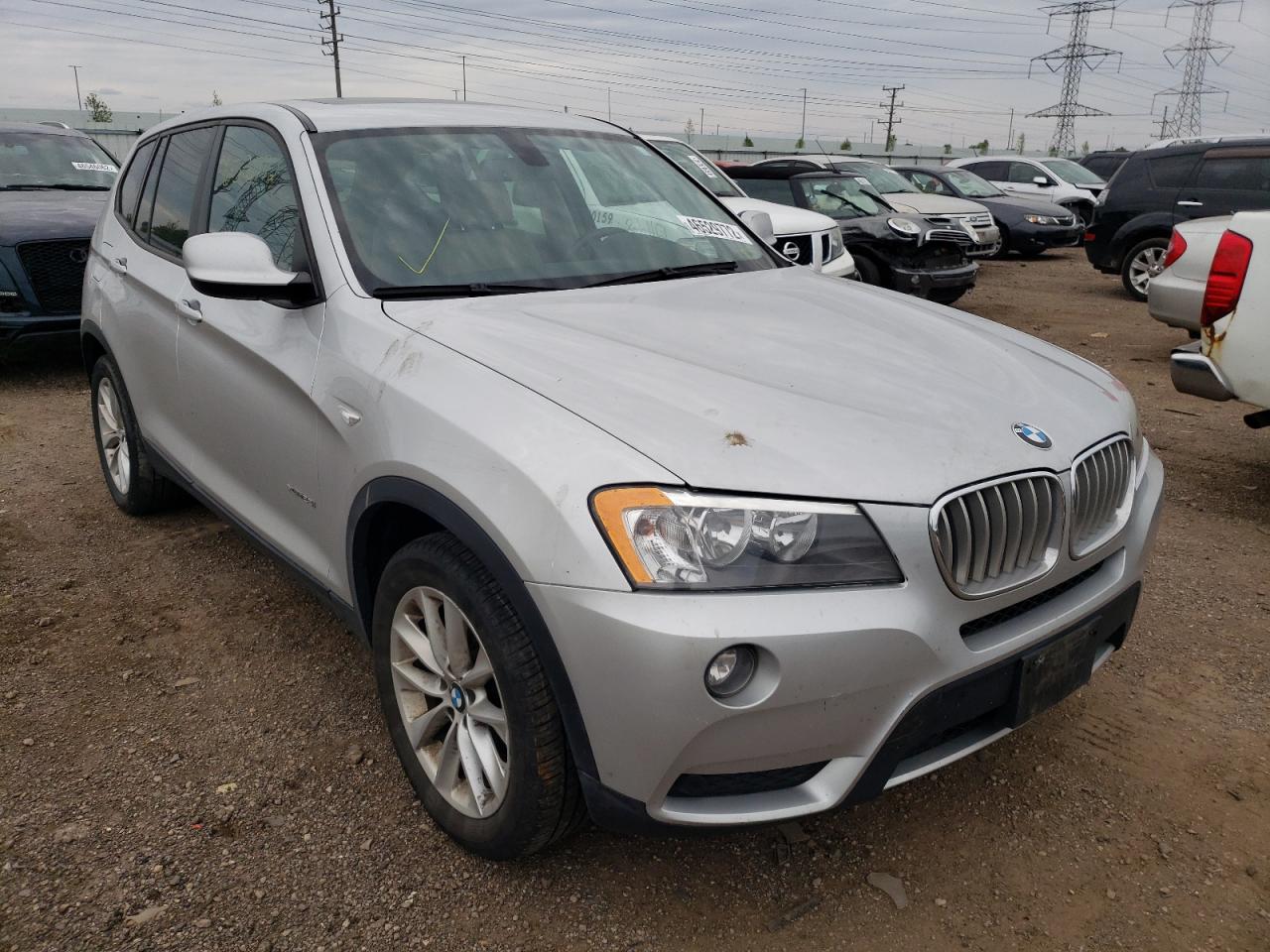 BMW X3 XDRIVE2 2013 with VIN 5UXWX9C55D0D04465 - Photo from auction