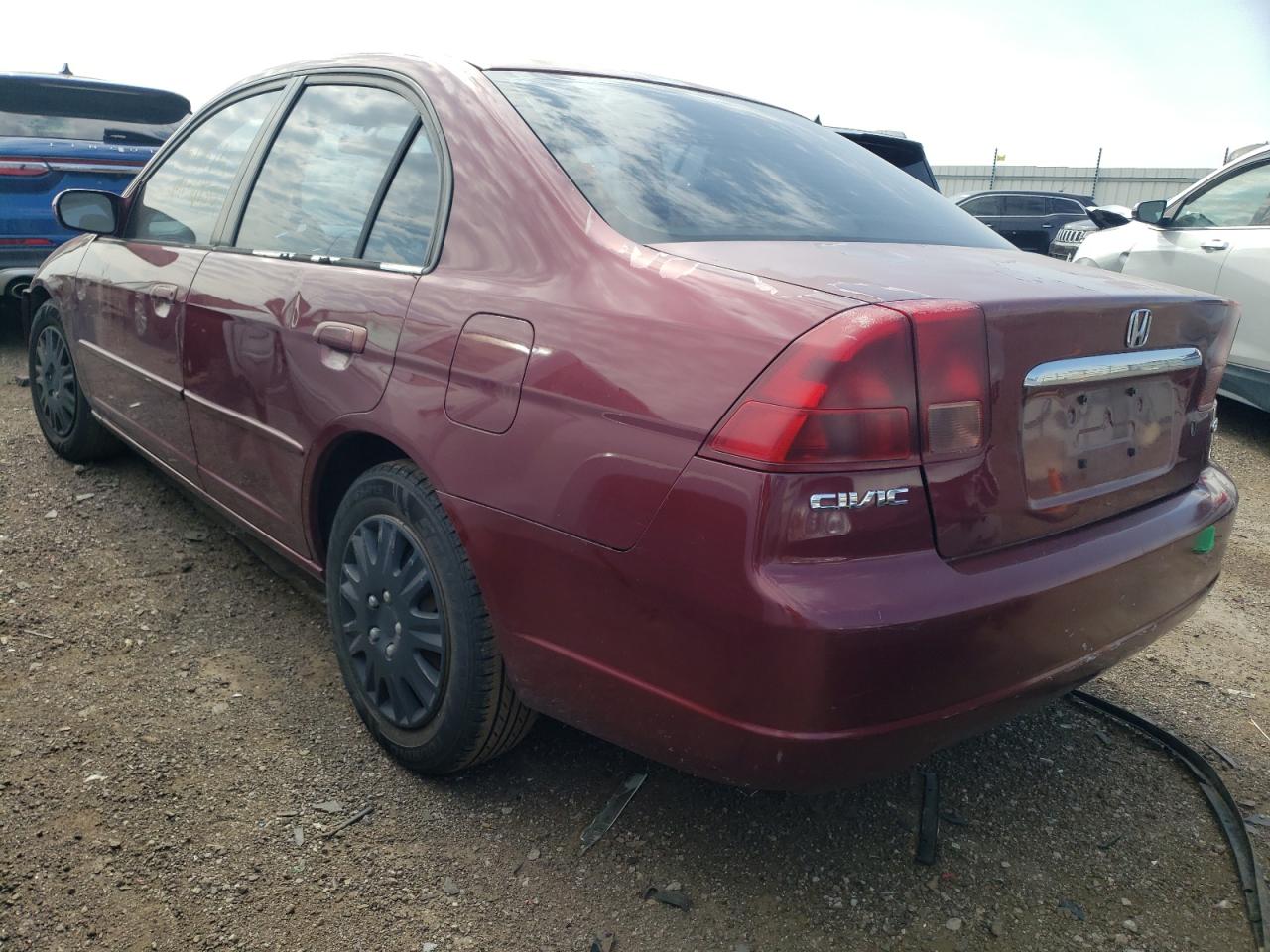 Photo 3 from auction – 2002 HONDA CIVIC EX with VIN 1HGES26742L051701