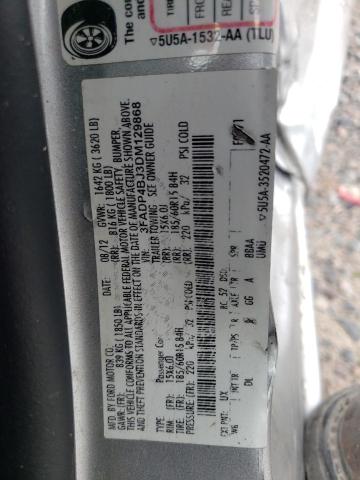 Photo 10 from auction – 2013 FORD FIESTA SE with VIN 3FADP4BJ3DM129868