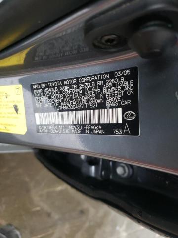 صورة رقم 10 من المزاد - 2005 LEXUS ES 330 مع VIN JTHBA30G455111521