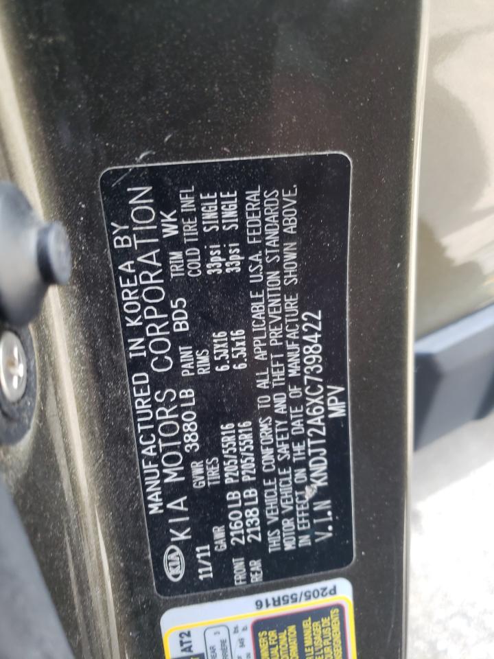 Foto 11 de la subasta – 2012 KIA SOUL + con VIN KNDJT2A6XC7398422