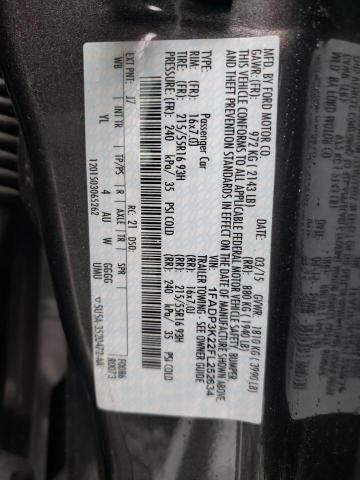 Photo 10 from auction – 2015 FORD FOCUS SE with VIN 1FADP3K22FL252634