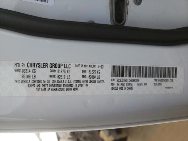 Photo 10 from auction – 2013 DODGE CHARGER SE with VIN 2C3CDXBG1DH688360