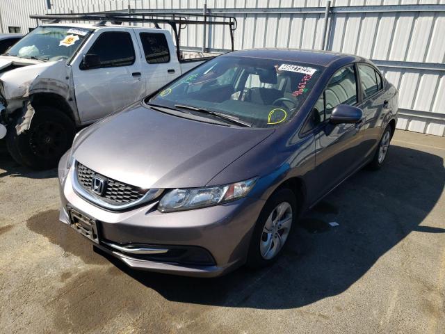 Photo 2 from auction – 2015 HONDA CIVIC LX with VIN 19XFB2F54FE262347