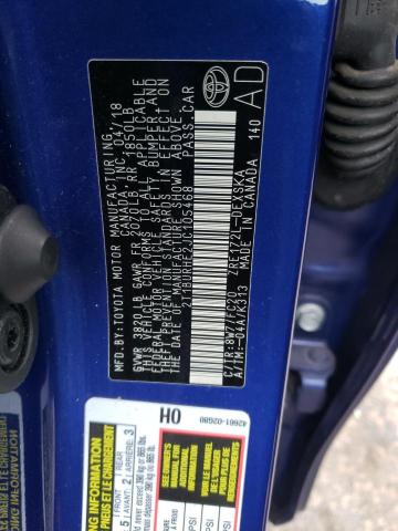 Photo 1 from auction – 2018 TOYOTA COROLLA L with VIN 2T1BURHE2JC105468