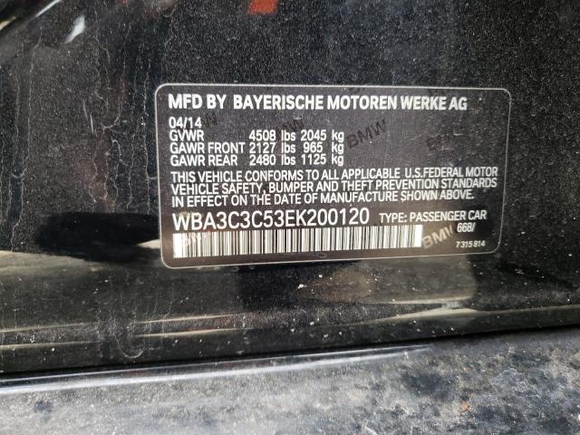 Photo 10 from auction – 2014 BMW 320 I XDRI with VIN WBA3C3C53EK200120