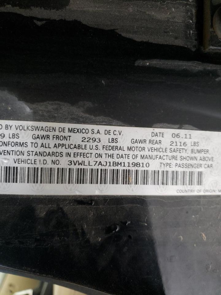 Photo 10 from auction – 2011 VOLKSWAGEN JETTA TDI with VIN 3VWLL7AJ1BM119810