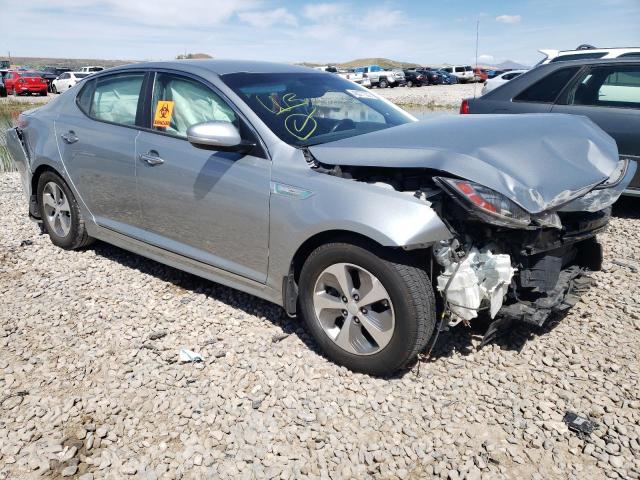 KIA OPTIMA HYB 2015 with VIN KNAGM4AD8F5078322 - Photo from auction
