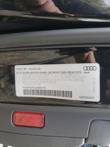 Photo 10 from auction – 2018 AUDI A5 PRESTIG with VIN WAUFNCF53JA086719