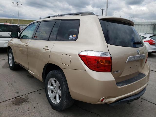 Photo 3 from auction – 2010 TOYOTA HIGHLANDER with VIN 5TDZA3EH6AS002418