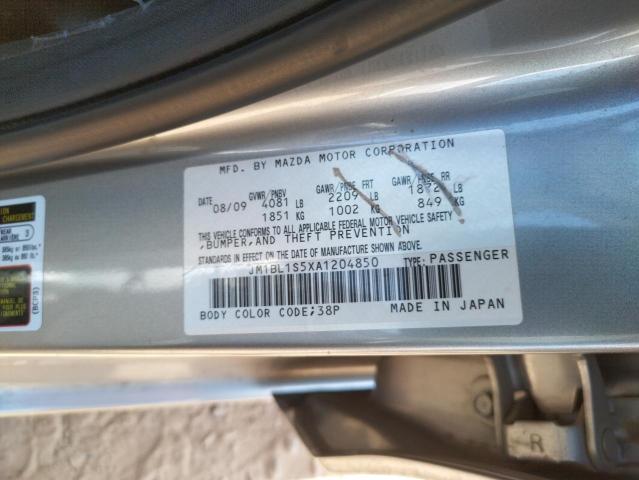 Photo 10 from auction – 2010 MAZDA 3 S with VIN JM1BL1S5XA1204850