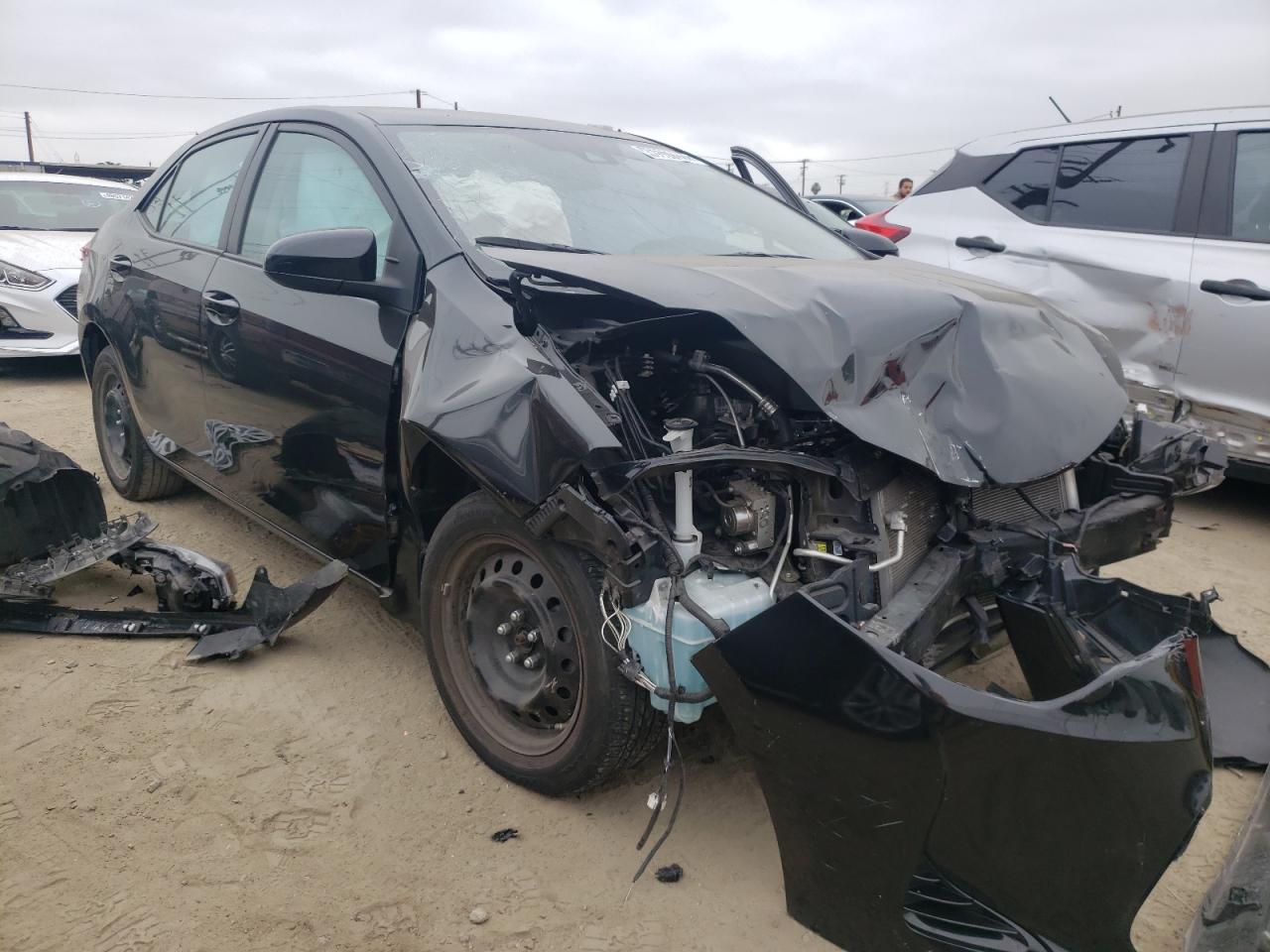 TOYOTA COROLLA L 2019 with VIN 2T1BURHE3KC140974 - Photo from auction