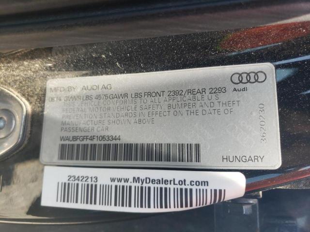 Photo 10 from auction – 2015 AUDI A3 with VIN WAUBFGFF4F1053344