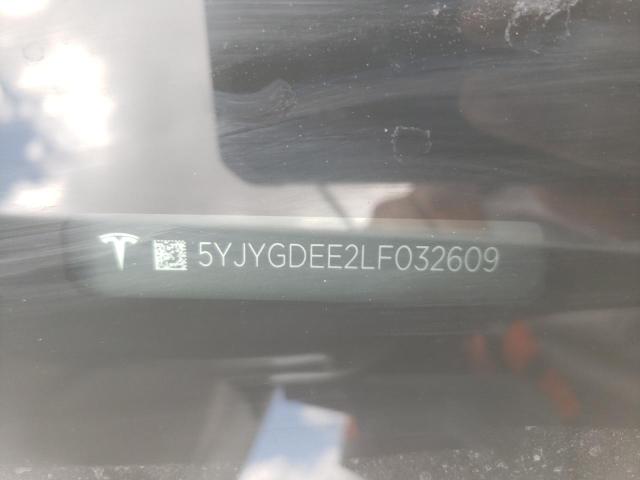 Photo 10 from auction – 2020 TESLA MODEL Y with VIN 5YJYGDEE2LF032609