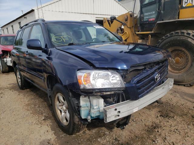 TOYOTA HIGHLANDER 2007 with VIN JTEGD21A870169677 - Photo from auction