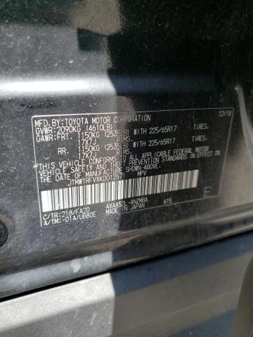 Photo 10 from auction – 2019 TOYOTA RAV4 XLE with VIN JTMW1RFVXKD012571