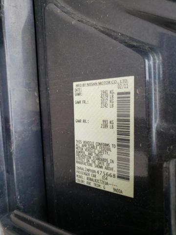 Photo 10 from auction – 2011 NISSAN ALTIMA BAS with VIN 1N4AL2APXBN475668