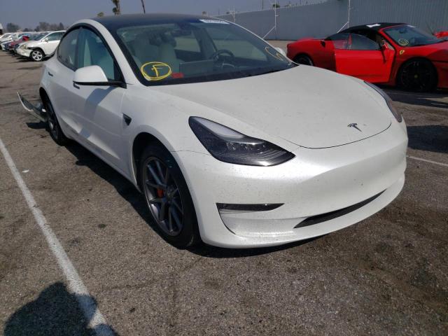 TESLA MODEL 3 2022 with VIN 5YJ3E1EC1NF131406 - Photo from auction