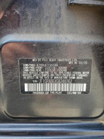 Photo 10 from auction – 2016 SUBARU IMPREZA PR with VIN JF1GPAB6XG8248162