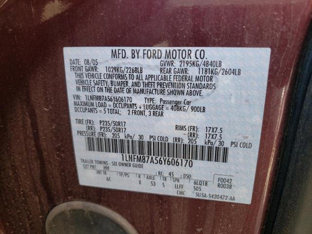 Photo 10 from auction – 2006 LINCOLN LS with VIN 1LNFM87A56Y606170