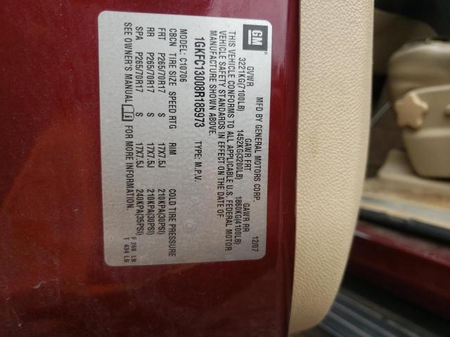 Photo 10 from auction – 2008 GMC YUKON with VIN 1GKFC13008R185973
