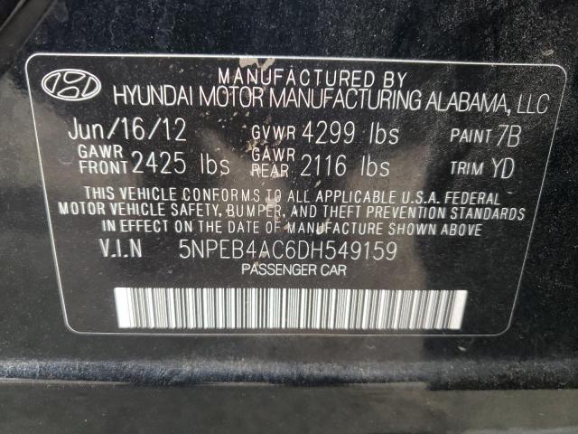 Photo 10 from auction – 2013 HYUNDAI SONATA GLS with VIN 5NPEB4AC6DH549159