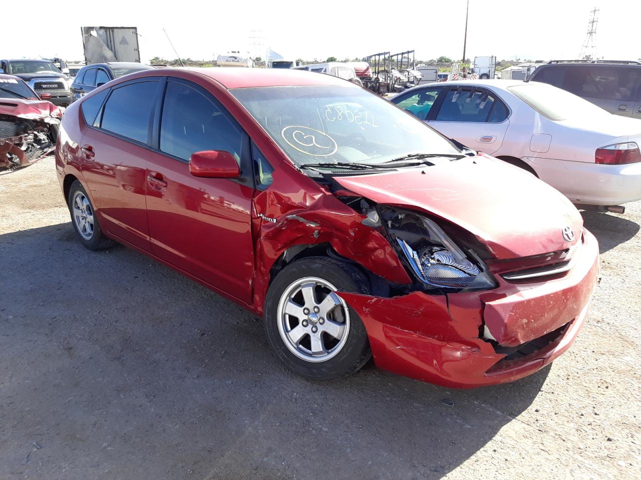 TOYOTA PRIUS 2008 with VIN JTDKB20U987703889 - Photo from auction