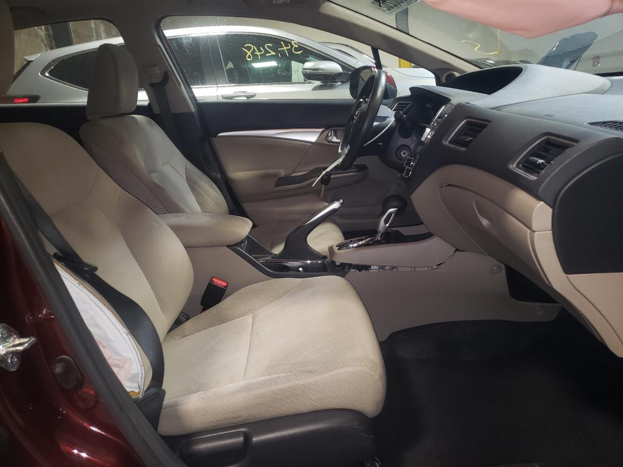 Photo 5 from auction – 2013 HONDA CIVIC EX with VIN 19XFB2F80DE237968