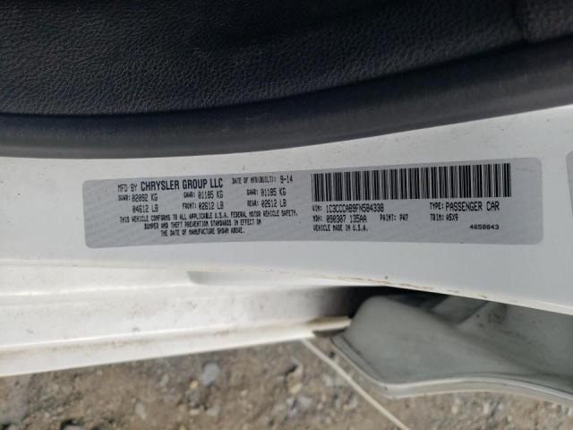 Photo 10 from auction – 2015 CHRYSLER 200 LIMITE with VIN 1C3CCCAB9FN584338