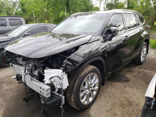 Photo 2 from auction – 2021 TOYOTA HIGHLANDER with VIN 5TDXBRCH4MS062339