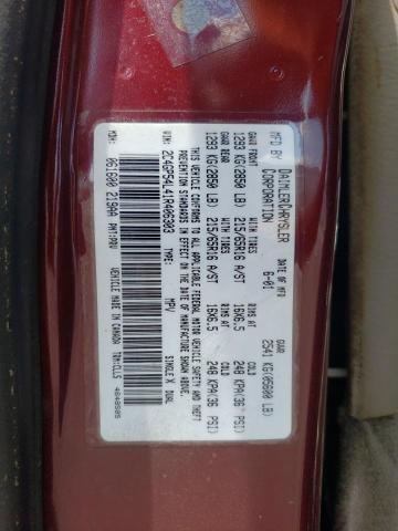 Photo 10 from auction – 2001 CHRYSLER TOWN & COU with VIN 2C4GP54L41R406303