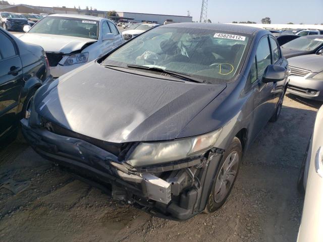 Photo 2 from auction – 2013 HONDA CIVIC LX with VIN 19XFB2F55DE239334