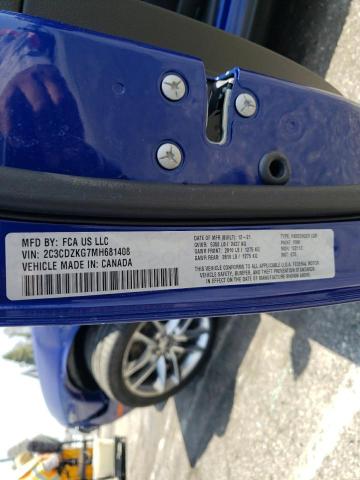 Photo 10 from auction – 2021 DODGE CHALLENGER with VIN 2C3CDZKG7MH681408