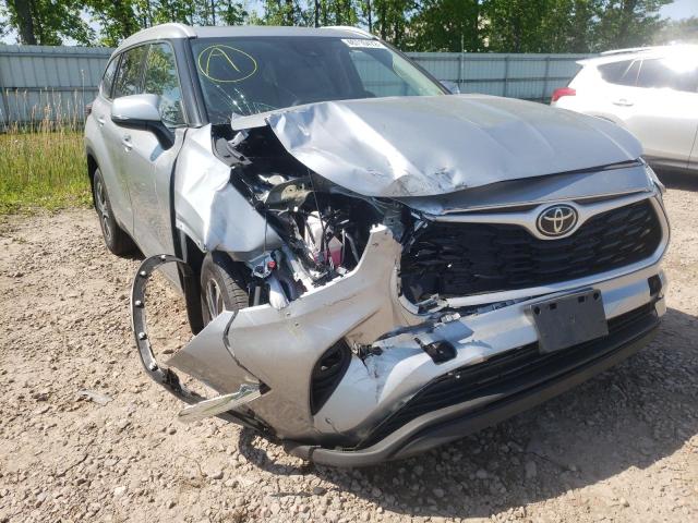TOYOTA HIGHLANDER 2022 with VIN 5TDGZRBH8NS570294 - Photo from auction