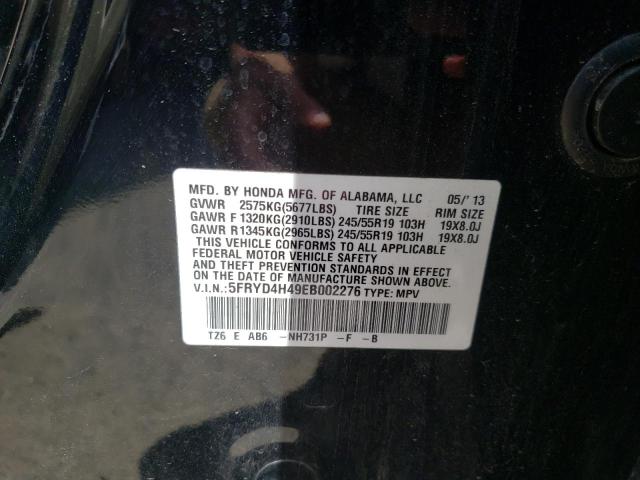Photo 10 from auction – 2014 ACURA MDX TECHNO with VIN 5FRYD4H49EB002276