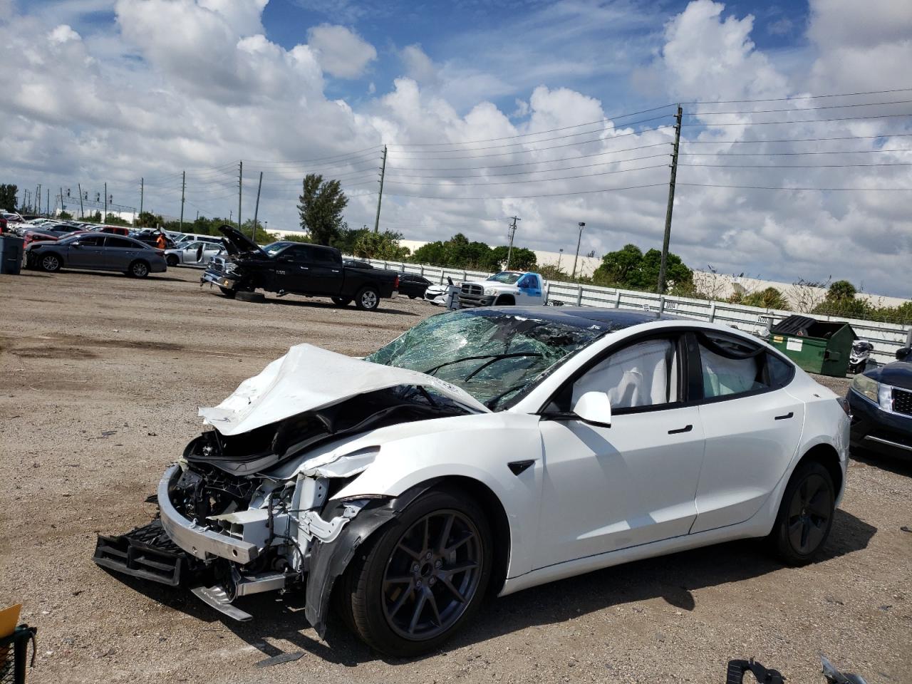 Photo 2 from auction – 2021 TESLA MODEL 3 with VIN 5YJ3E1EA4MF088290