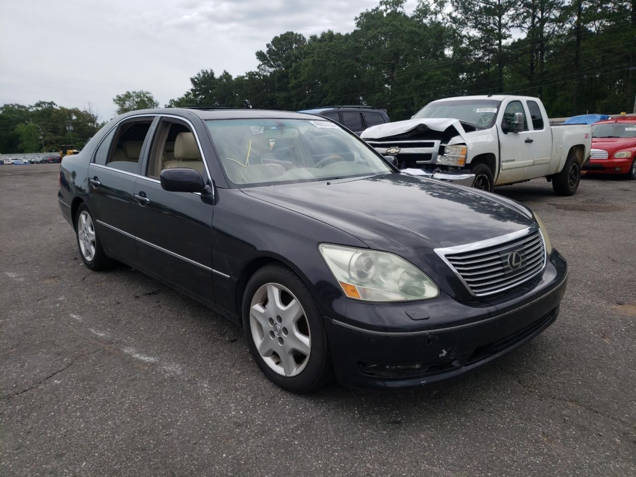 LEXUS LS 430 2005 with VIN JTHBN36F250174715 - Photo from auction