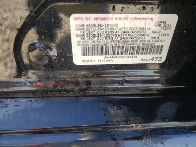 Photo 10 from auction – 2011 MITSUBISHI OUTLANDER with VIN JA4AR4AU8BZ015194